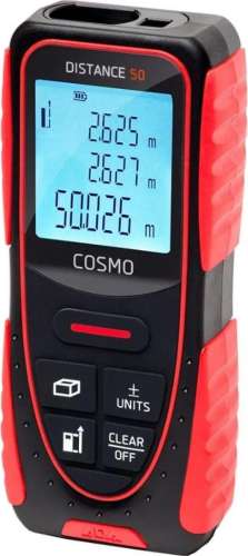 Лазерный дальномер ADA Cosmo 50, 2 класс лазера, 635нм, луч красный, с поверкой [а00525]